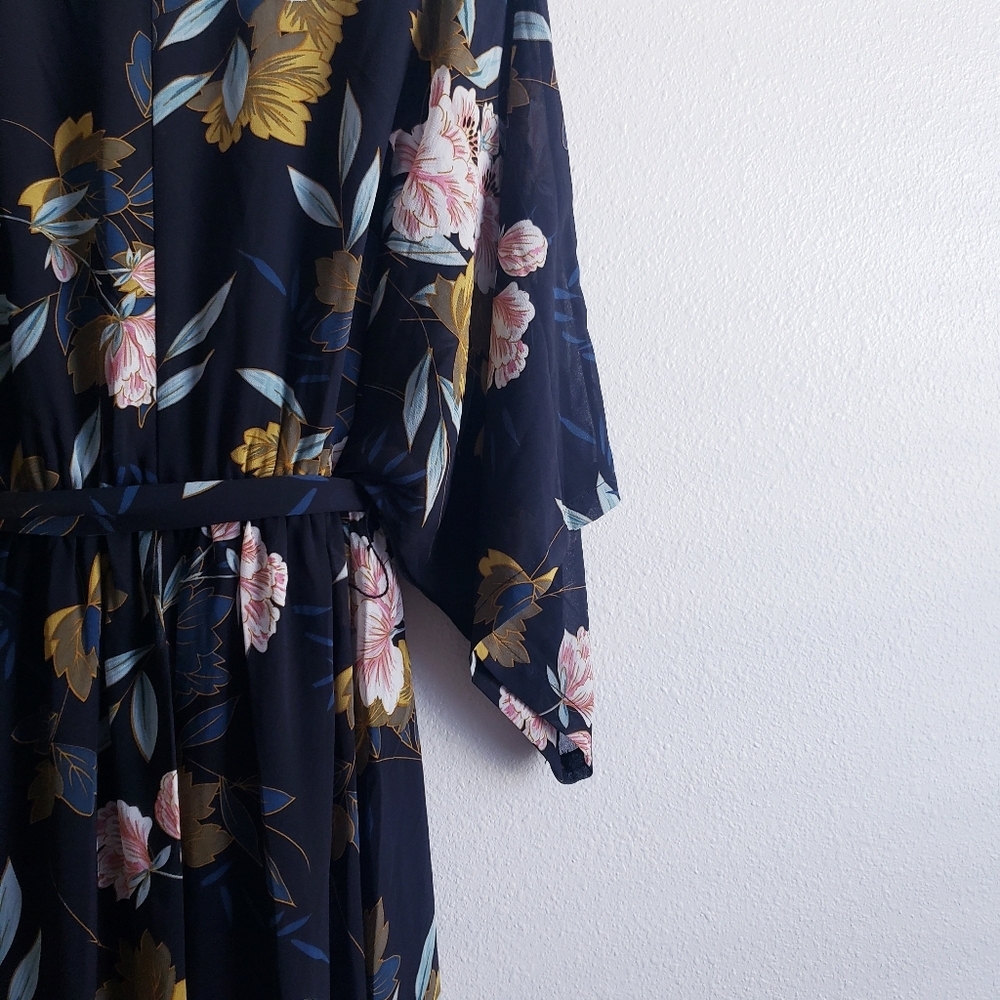 Baltic Born Kia Kimono Maxi Dress Short Sleeve New Without Tags Floral SOLD OUT - Picture 9 of 10